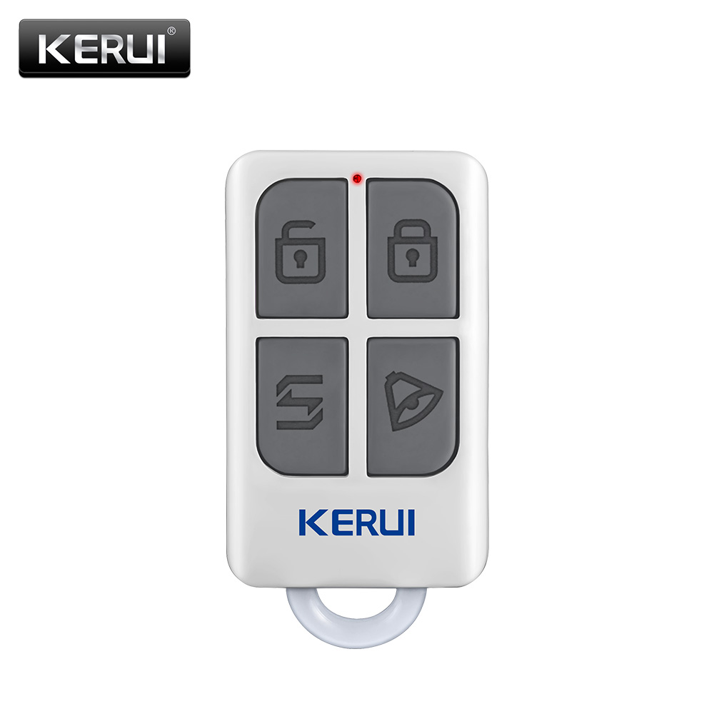 Home Security System Installation - Kerui-ポータブルワイヤレスリモコン,高速,4ボタン,wifiキーホルダー,gsm,ホームセキュリティ用アラームシステム