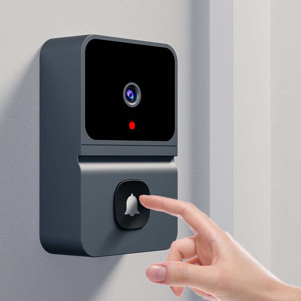 Home Security Indoor Cameras - 屋外用Wifi付きワイヤレスドアベル,HDカメラ,ナイトビジョン付きビデオインターホン,音声変更,家庭用