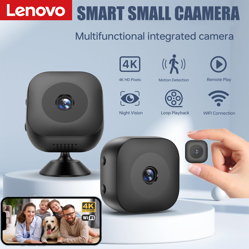 Home Security Indoor Cameras - レノボ スマート 4K HD ミニカメラ フルカラー