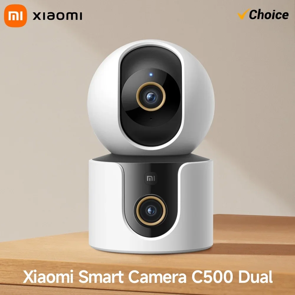 Home Security Camera Xiaomi Mi 360 - 新型XiaomiスマートカメラC500デュアルレンズ版4MPセキュリティカメラ360 ° AI検知 フルカラーナイトビジョン WiFi 6
