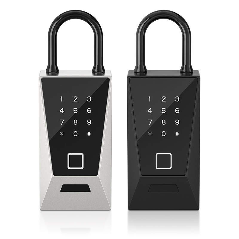 Home Security Key Box - スマートパスワード指紋認証ICカードキーボックスホームセキュリティホームアラームセーフボックス