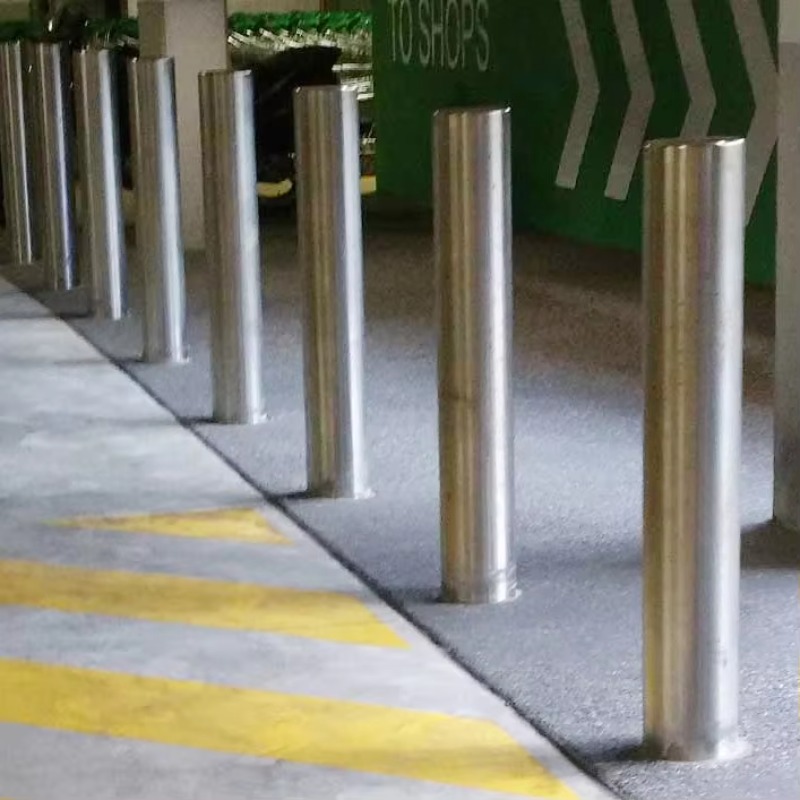 Home Security Bollards - 公共交通安全ボラード、保護セキュリティ保護駐車ステンレス鋼固定ドライブウェイボラード、家庭用セキュリティ向け
