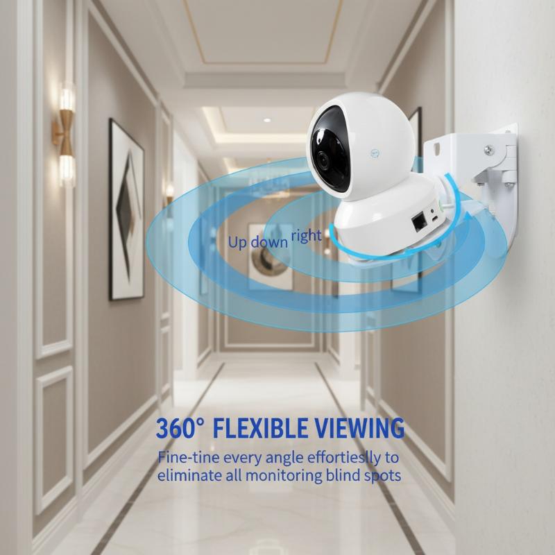 PTZカメラ壁掛けブラケットL字型ネイルフリー強力接着剤ベー - Home Security Cameras のレビューと価格