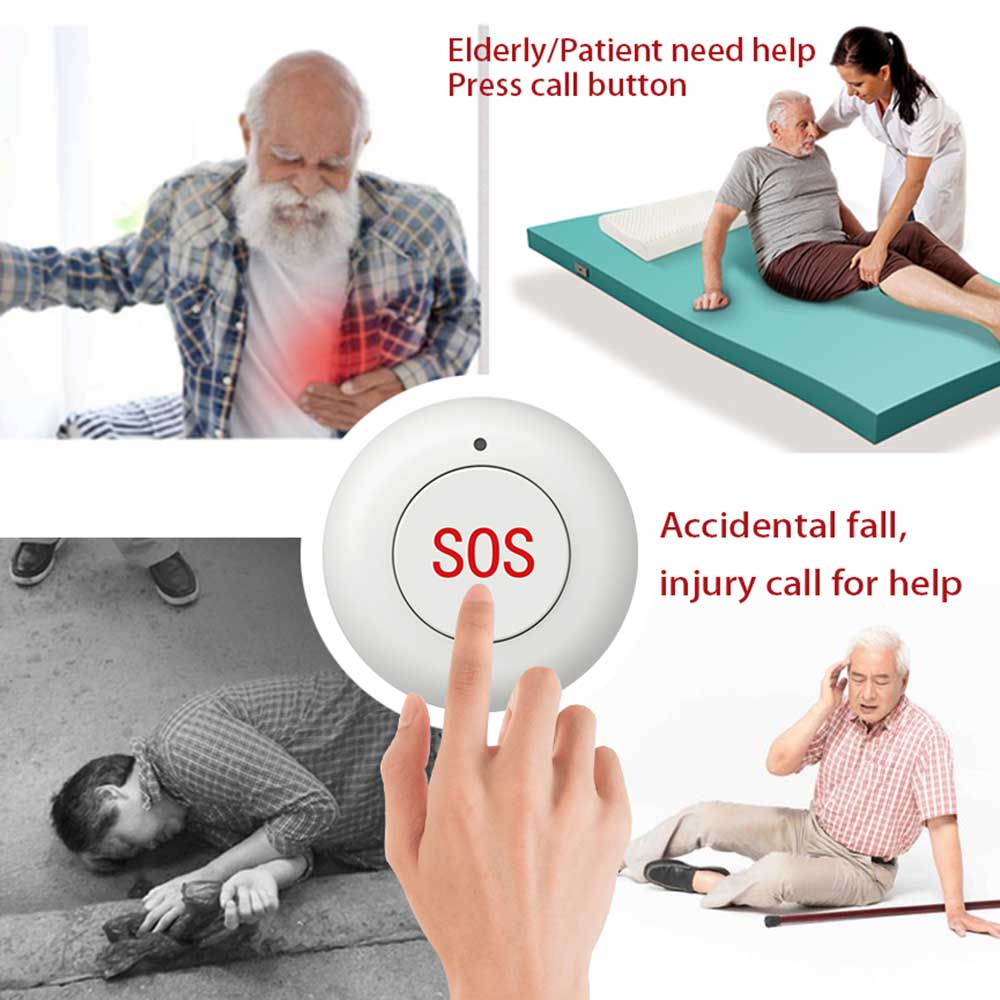 ワイヤレス SOS ボタンスマートホームゲートセキュリティド - Home Security Equipment のレビューと価格