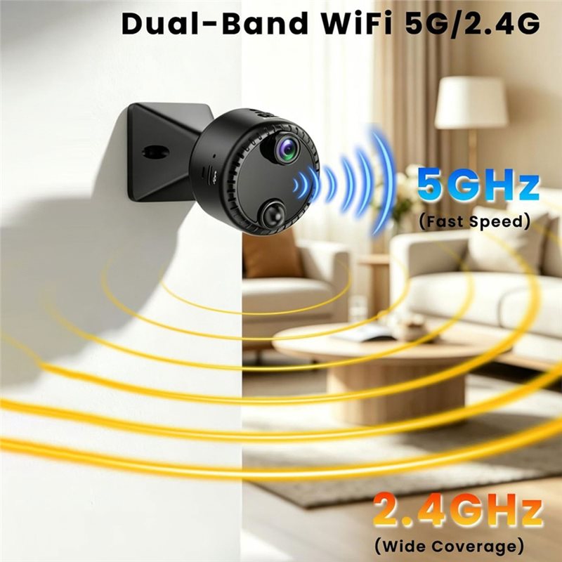 【新製品A09R！】ワイヤレス4Kカメラ 2.4G/5G W - Home Security Features のレビューと価格