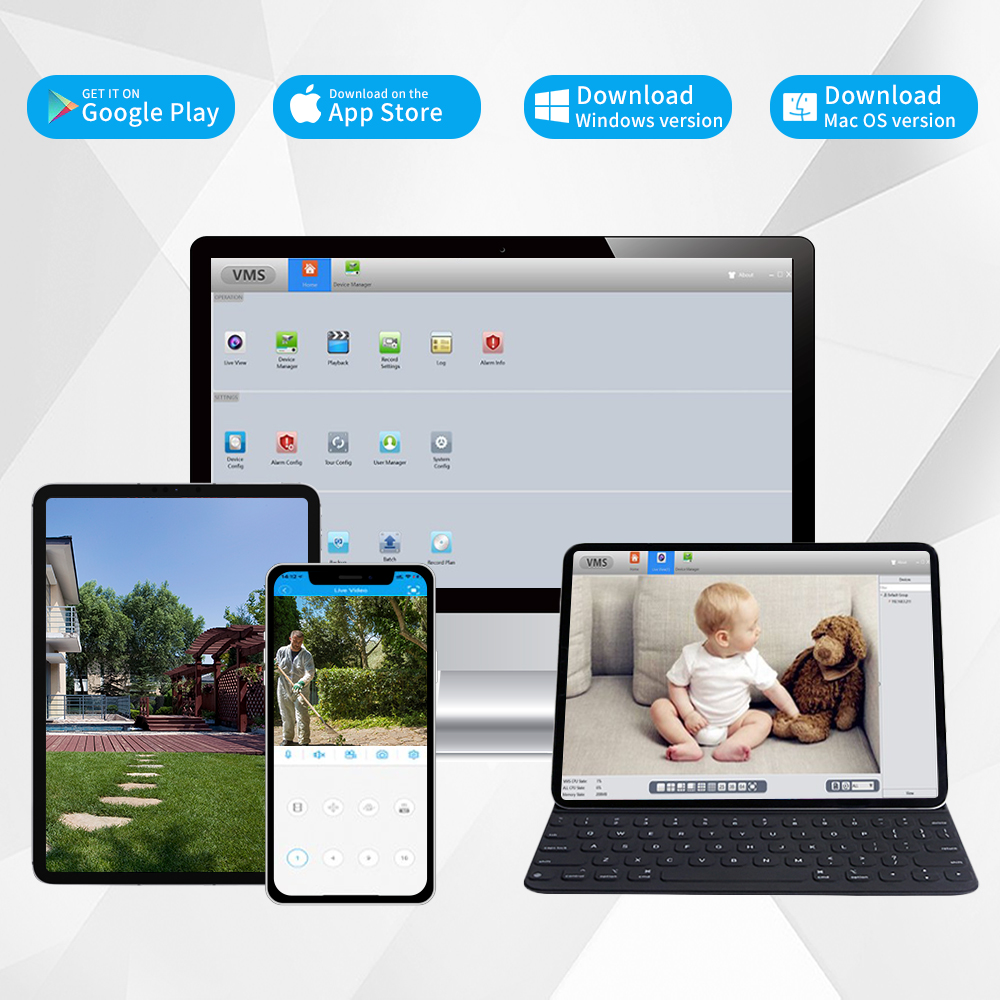 スーパー8MP POE NVRビデオレコーダー 音声IPカメ - Home Security Cameras のレビューと価格