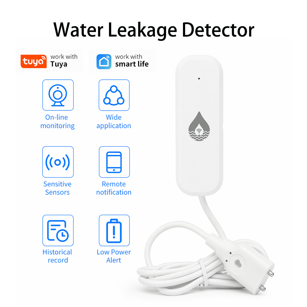 YFK WiFi/Zigbee 水漏れ警報センサー Tuya - Home Security Devices のレビューと価格