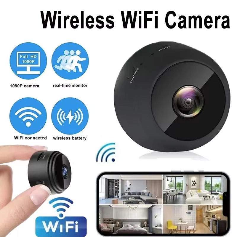 新しい A9 カメラ Wifi 1080p HD ワイヤレス - Home Security Cameras のレビューと価格