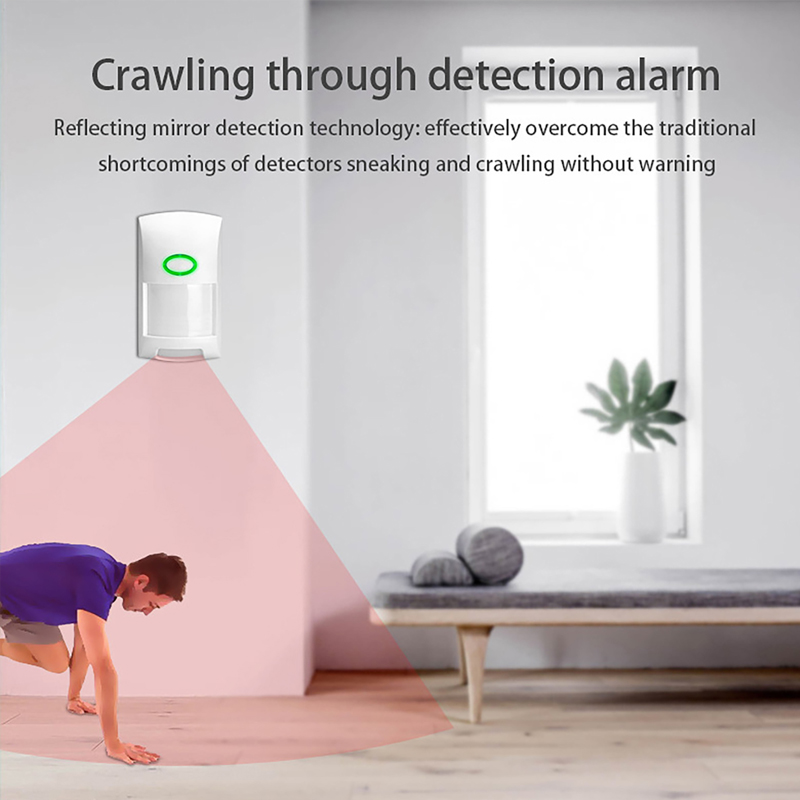 スマート Tuya PIR モーションセンサー WIFI 赤 - Home Security System Installation のレビューと価格