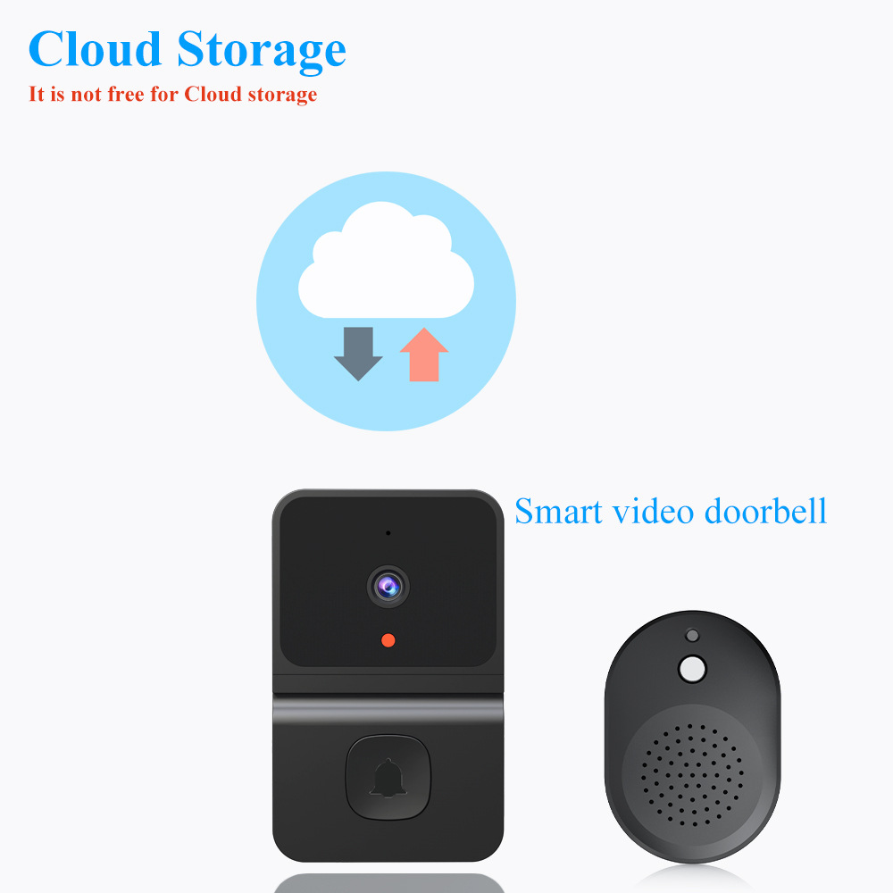 屋外用Wifi付きワイヤレスドアベル,HDカメラ,ナイトビジ - Home Security Indoor Cameras のレビューと価格