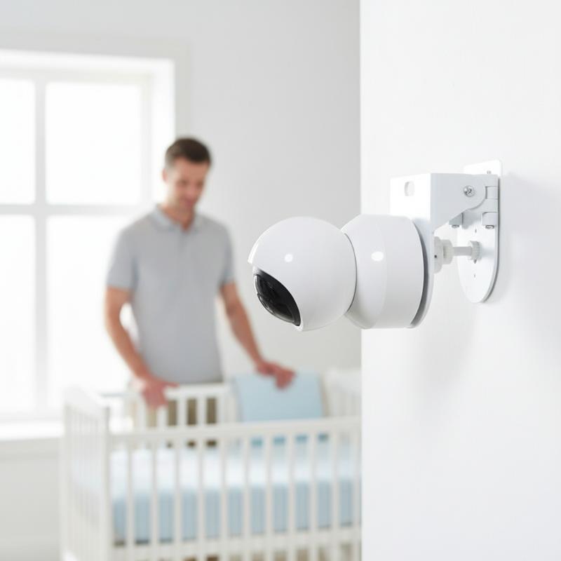 壁掛け式L字型PTZカメラブラケット、接着ベース付き、穴あけ - Home Security Tools のレビューと価格