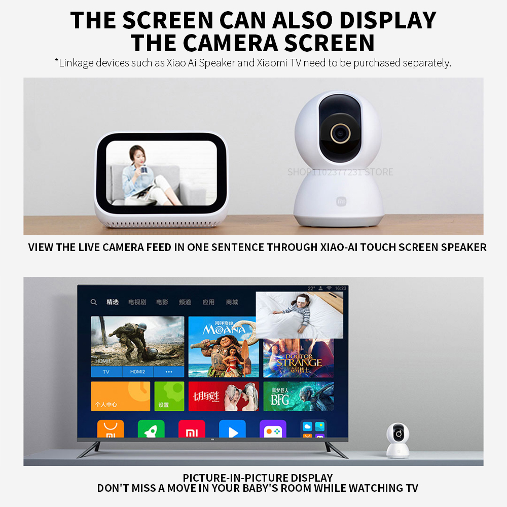 Xiaomi純正スマートカメラ 2K 1296P HD 36 - Home Security Camera Xiaomi Mi 360 のレビューと価格