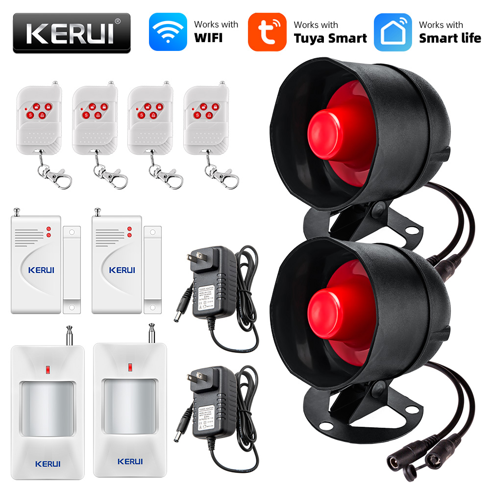 KERUI Tuya スマート WIFI ワイヤレスセキュリ - Home Security System Installation のレビューと価格