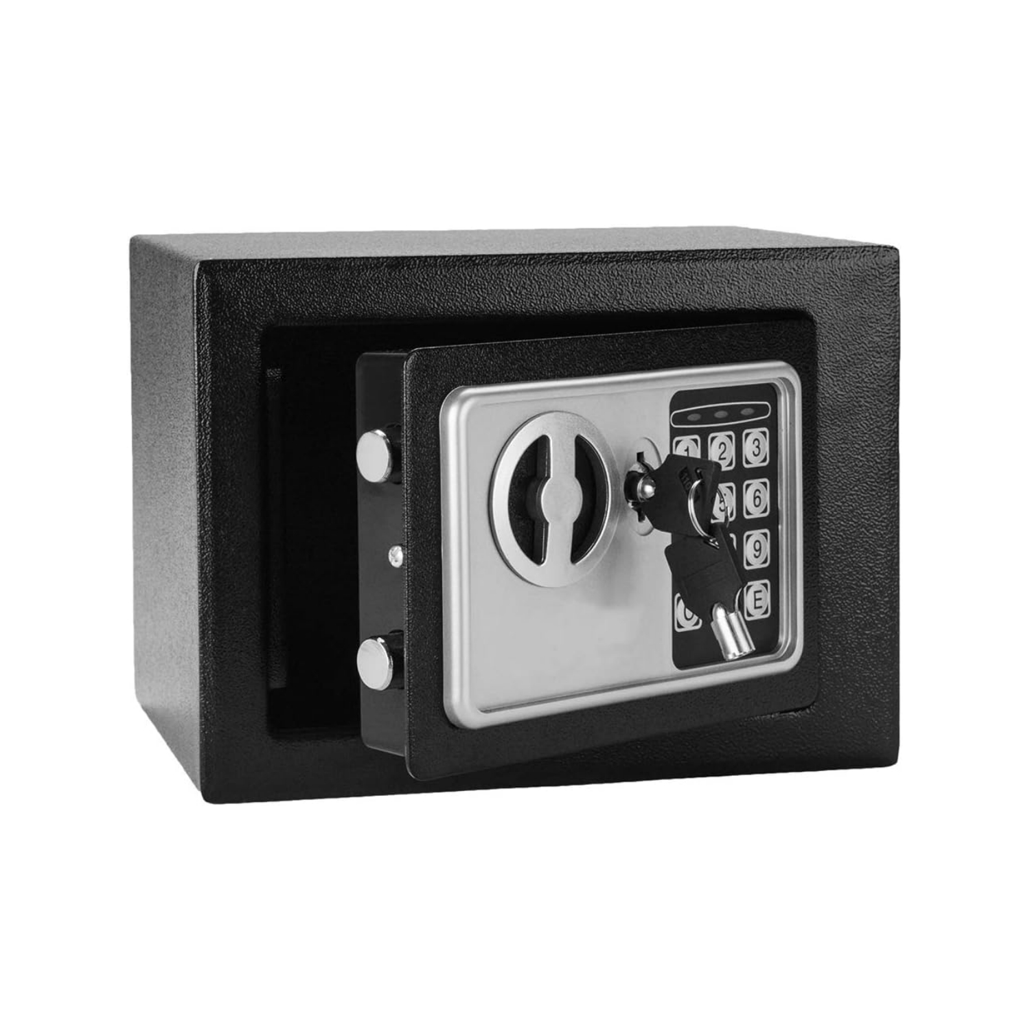 鍵と電子ロック付きの黒いセキュリティセーフティボックス -  - Home Security Key Box のレビューと価格