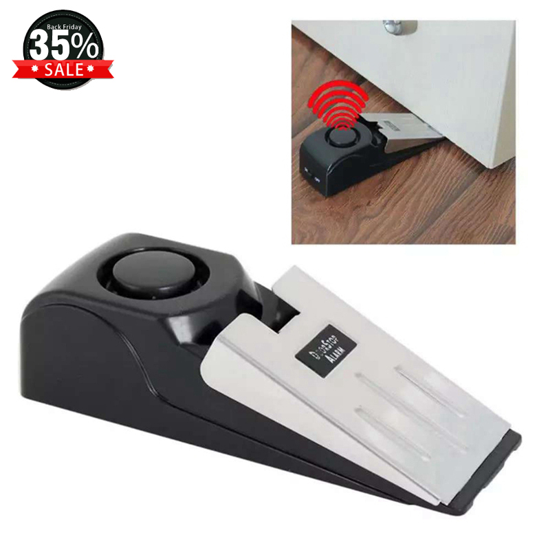 ワイヤレスドアストップアラームロック 125dB 振動センサ - Home Security System Installation のレビューと価格