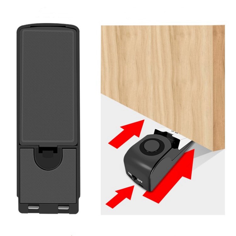 ワイヤレスドアストップアラームロック 125dB 振動センサ - Home Security System Installation のレビューと価格