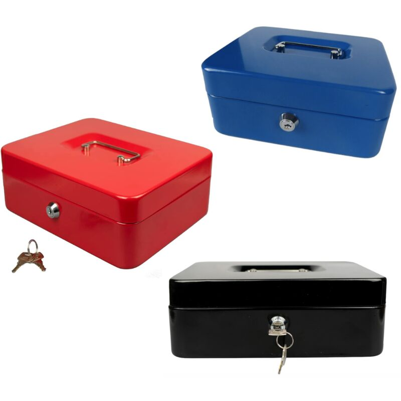 小型で安全な携帯用金庫、家庭用コンパクト現金保管庫、鍵と暗証 - Home Security Key Box のレビューと価格