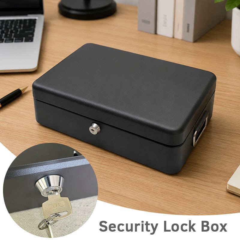耐火大型頑丈現金保管庫キー書類ホームオフィスボックススチール - Home Security Key Box のレビューと価格