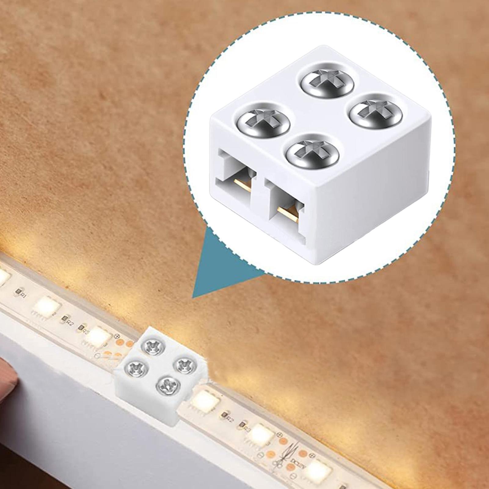 LEDストリップコネクタ 8mm ソルダーレス ストリップラ - Home Security Providers のレビューと価格