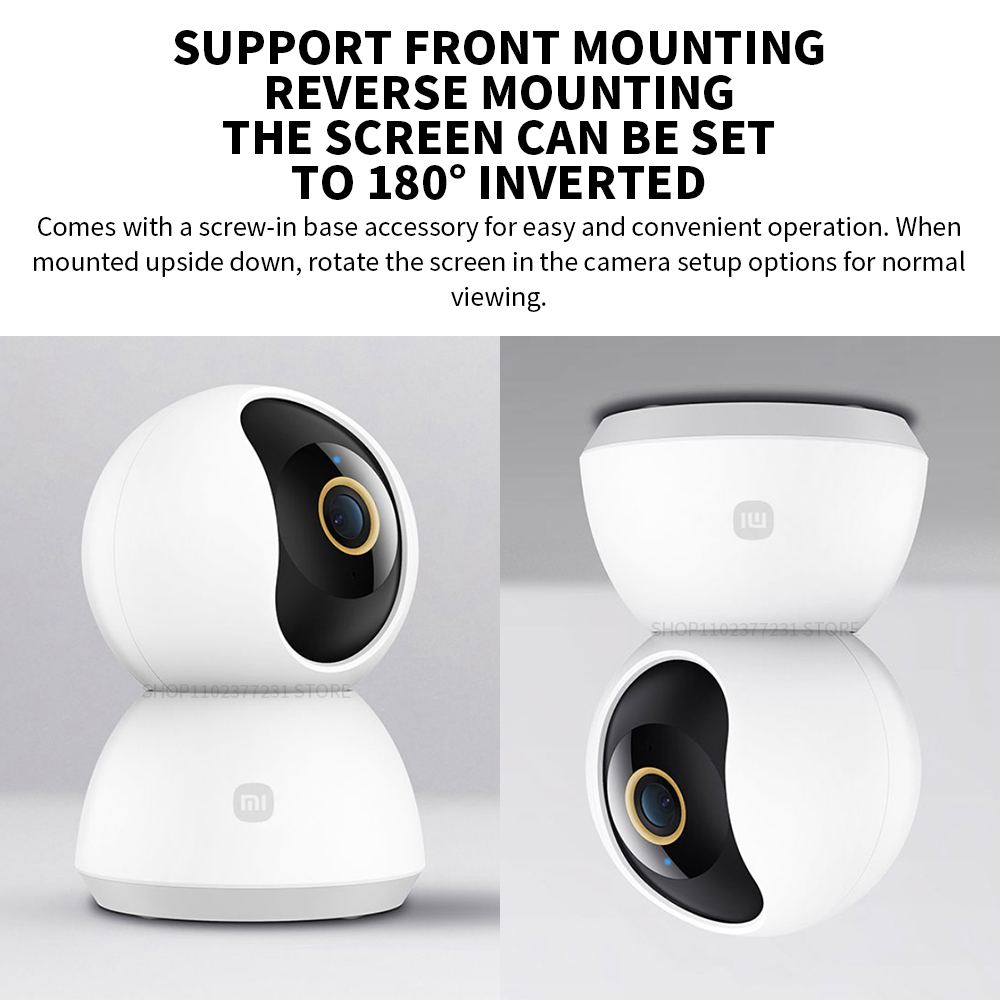 オリジナルXiaomiスマートカメラ2K 1296P HD  - Home Security Camera Xiaomi Mi 360 のレビューと価格