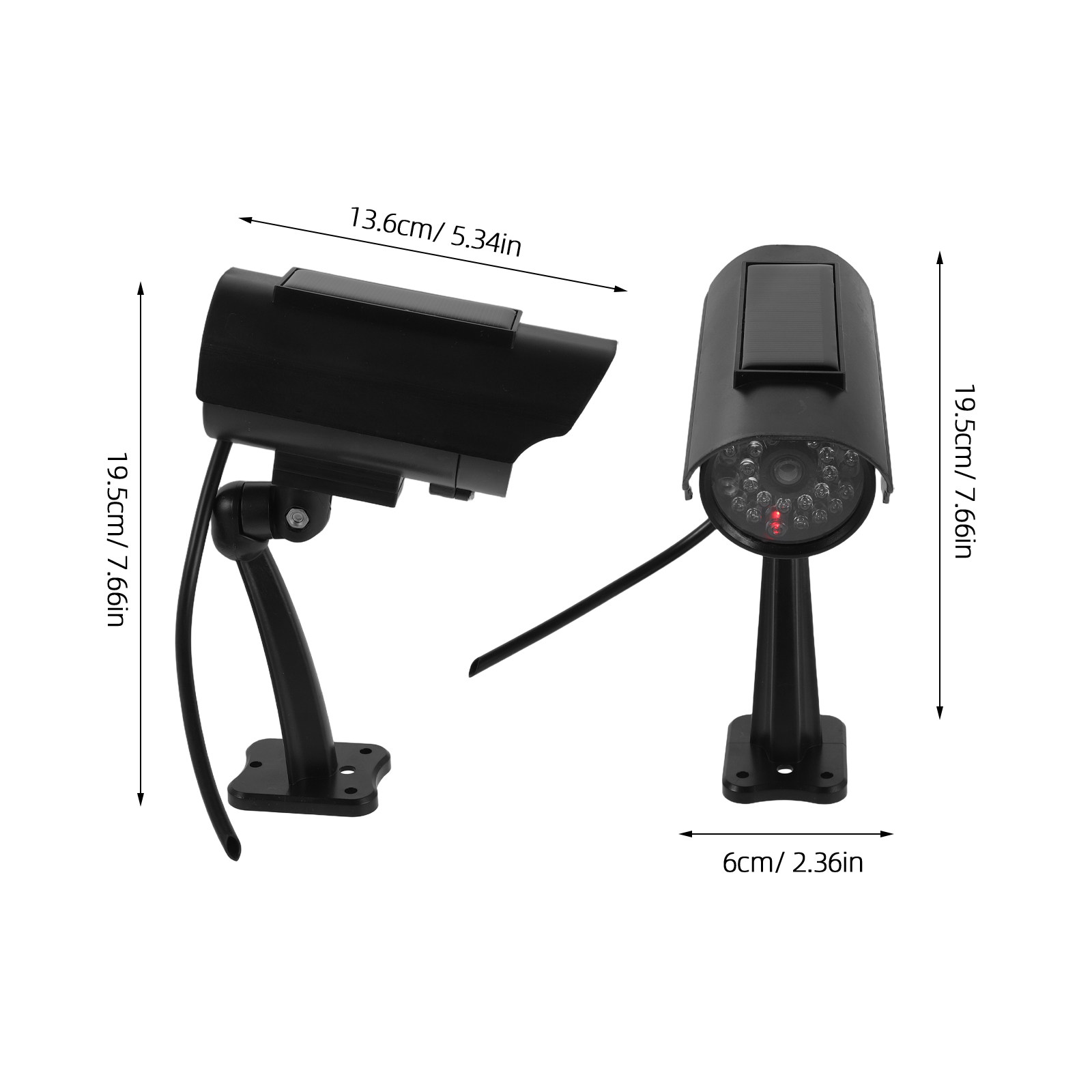 2個入りダミー防犯カメラ、高シミュレーションCCTVドームカ - Home Security Indoor Cameras のレビューと価格