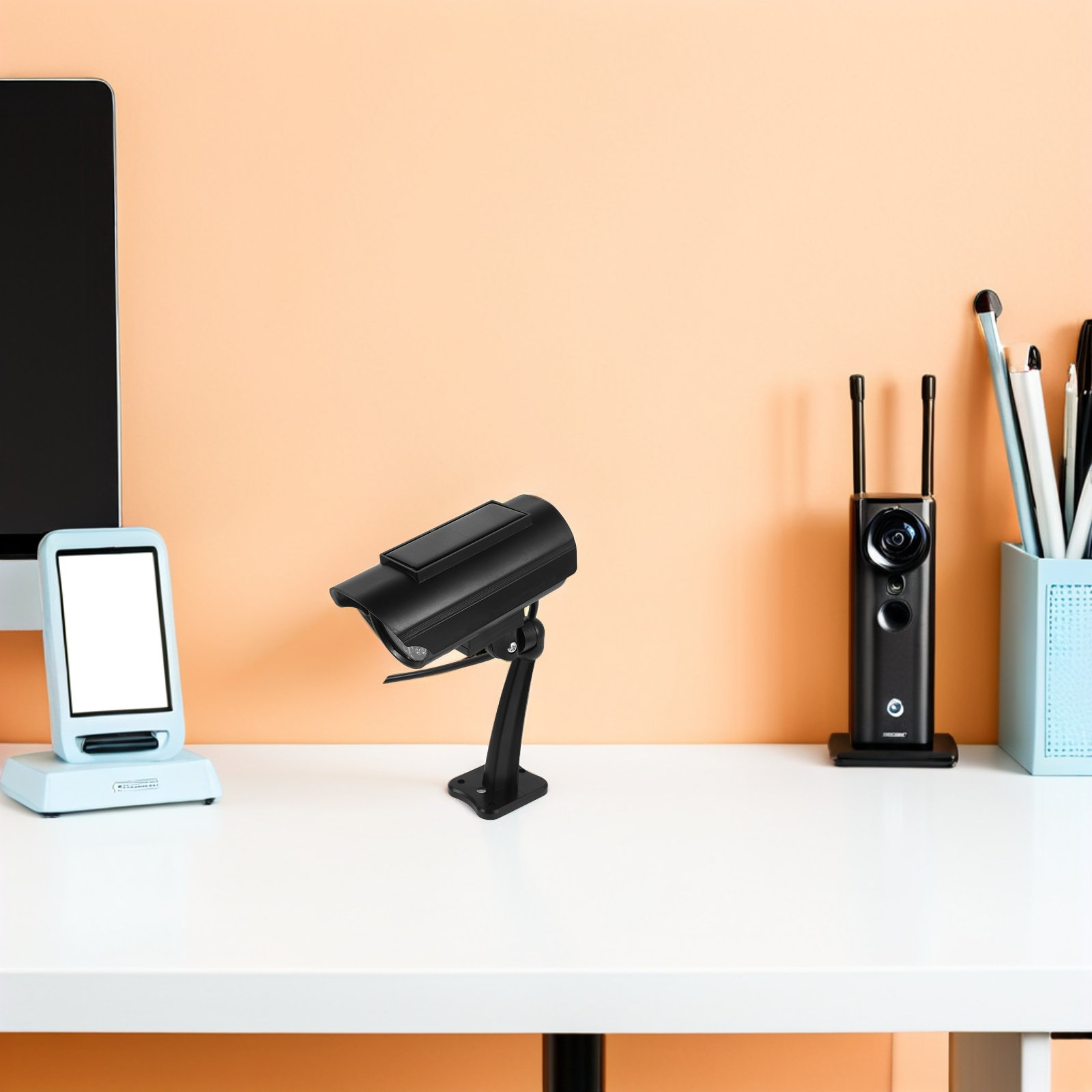 2個入りダミー防犯カメラ、高シミュレーションCCTVドームカ - Home Security Indoor Cameras のレビューと価格