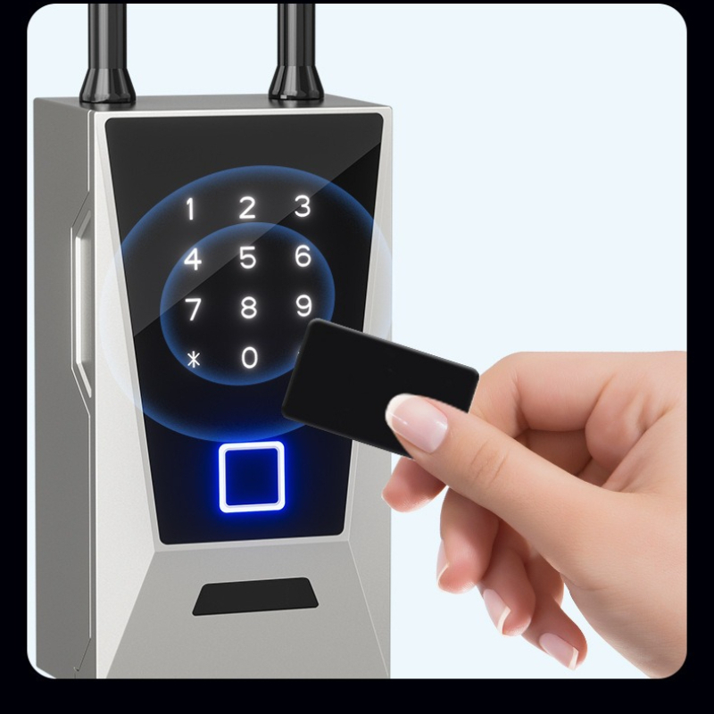 スマートパスワード指紋認証ICカードキーボックスホームセキュ - Home Security Key Box のレビューと価格