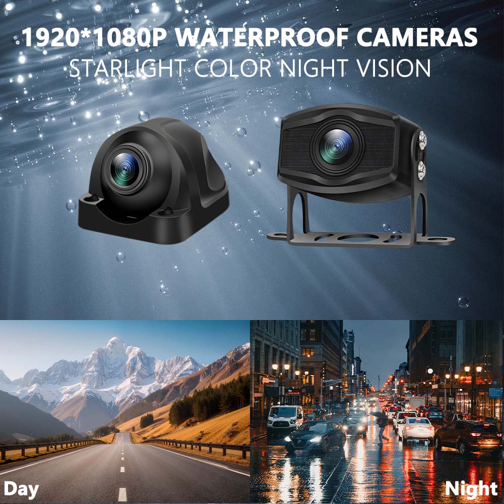 4チャンネルブラックボックス10.1インチトラックバス車両D - Home Security Cameras のレビューと価格