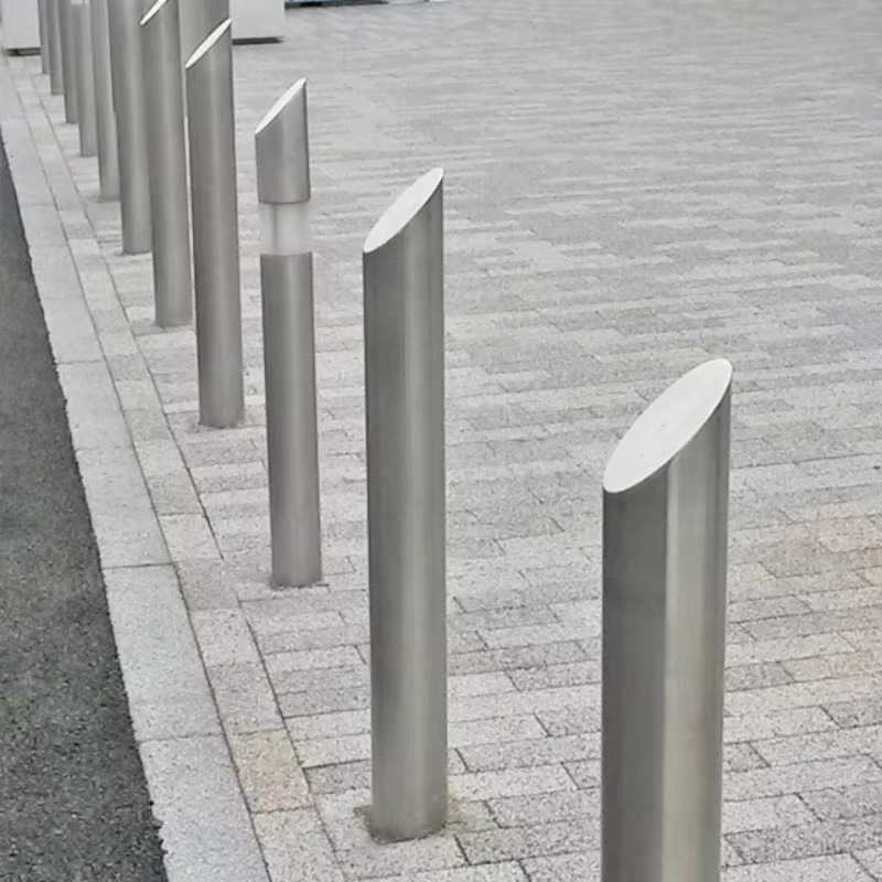 公共交通安全ボラード、保護セキュリティ保護駐車ステンレス鋼固 - Home Security Bollards のレビューと価格