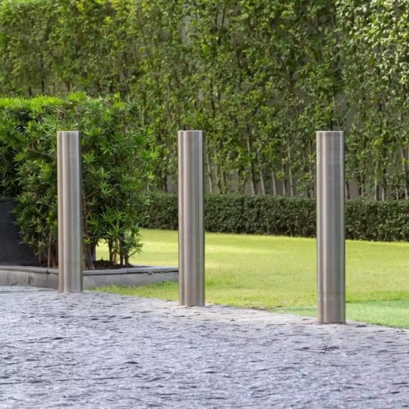 公共交通安全ボラード、保護セキュリティ保護駐車ステンレス鋼固 - Home Security Bollards のレビューと価格