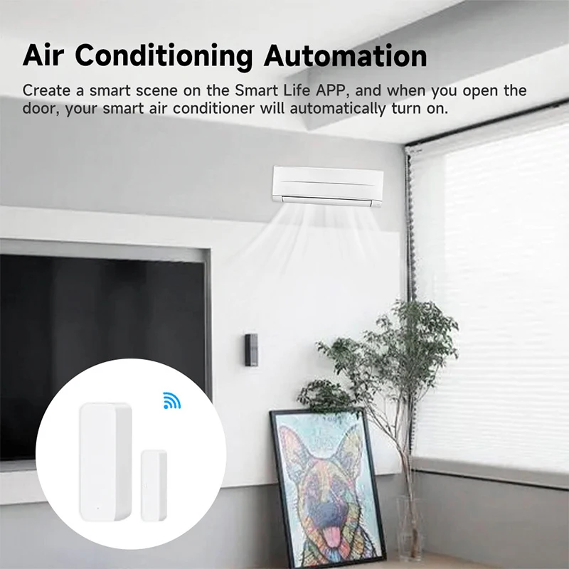 Tuya WiFi スマートドアセンサードア開閉検出器スマー - Home Security Equipment のレビューと価格