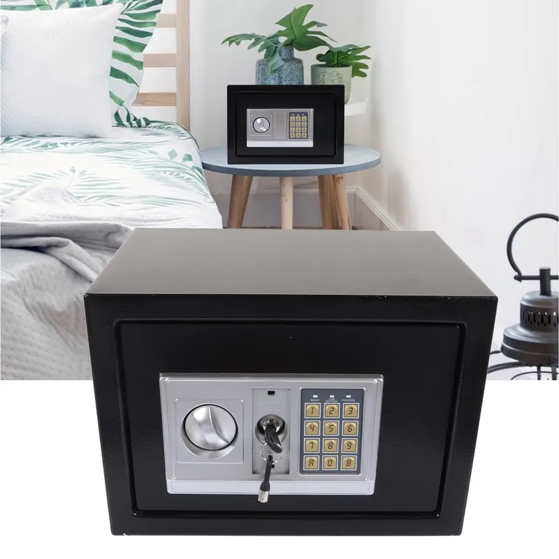 米国デジタル金庫 パスワードと鍵で解錠できる電子金庫ケース  - Home Security Key Box のレビューと価格