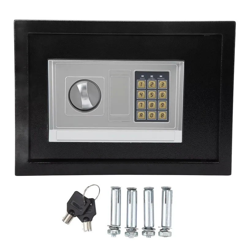 米国デジタル金庫 パスワードと鍵で解錠できる電子金庫ケース  - Home Security Key Box のレビューと価格
